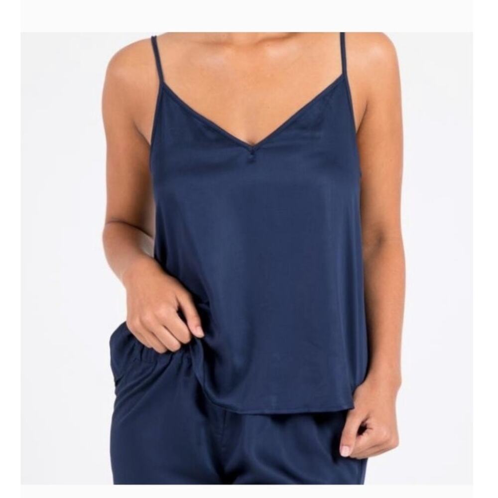 Ettitude Size XS Sateen Cami Ocean Blue
